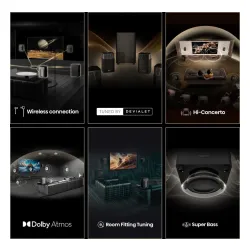 Soundbar Hisense HT SATURN 4.1.2 Bluetooth Dolby Atmos DTS X
