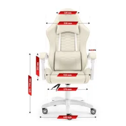 Fotel HELL'S CHAIR HC-1000 Beżowy