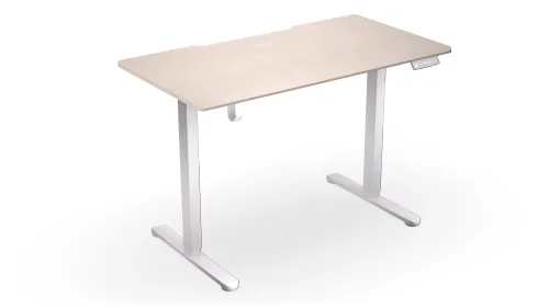 Biurko Endorfy Atlas S Electric Light Wood 114cm Regulacja wysokości Jasne drewno