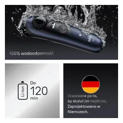 Trymer Braun BT7540 4 nasadki 120min