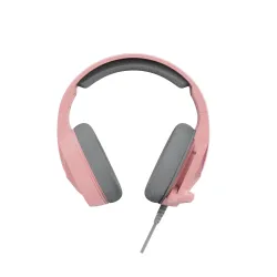 Słuchawki przewodowe z mikrofonem Marvo Tactic 40 Nauszne Różowy