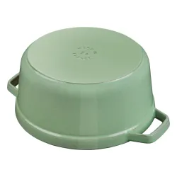 STAUB La Cocotte 6,7 l miętowy - garnek żeliwny z pokrywką