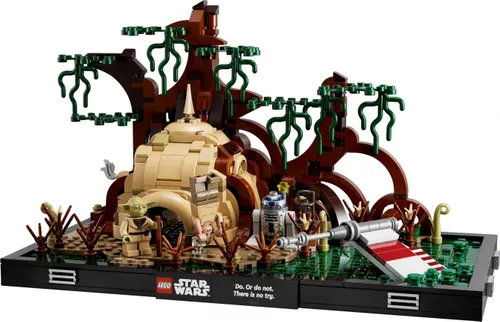 Конструктор Lego Star Wars Diorama: обучение джедаев на Дагобе (75330)