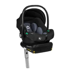 Fotelik samochodowy LIONELO Astrid i-Size z bazą Isofix 40-87 cm (0-13 kg) Czarno-szary