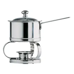 SPRING Cristal 0,5 l - rondel ze stali nierdzewnej z pokrywką i podgrzewaczem