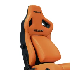Fotel Anda Seat Kaiser 4 XL Gamingowy do 200kg Skóra Eco Pomarańczowy