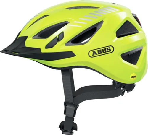 Kask rowerowy ABUS Urban-I 3.0 Signal Żółty Miejski (rozmiar M) MIPS
