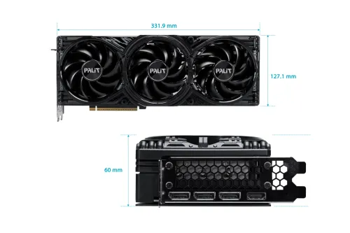Karta graficzna Palit GeForce RTX 5080 GamingPro OC 16GB GDDR7 256bit DLSS 4