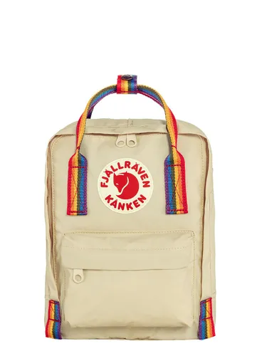 Fjallraven Kanken Gökkuşağı Mini hafif meşe sırt çantası / gökkuşağı deseni