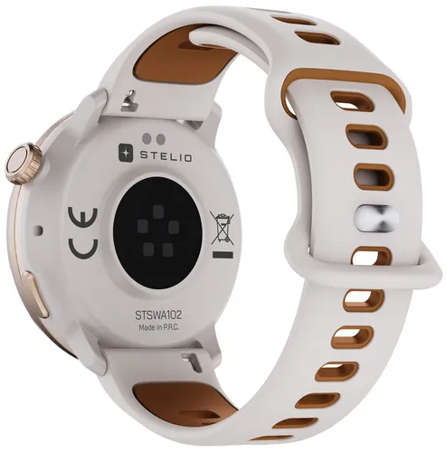 Smartwatch STELIO Activ Pro AI GPS 46mm Tytan Złoty