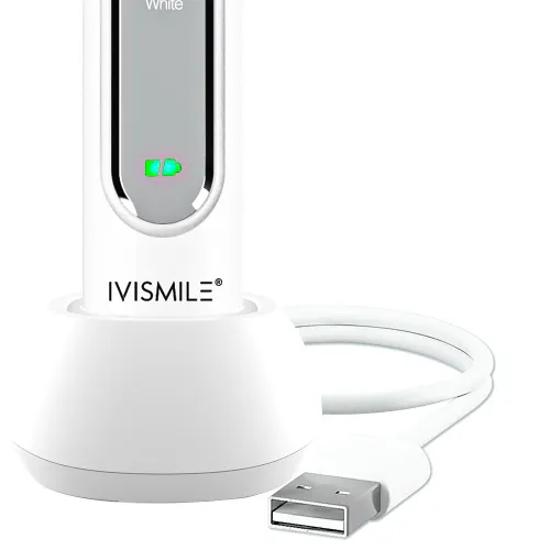 Szczoteczka soniczna IVISMILE 03TB Biały (ze światłem UV usuwającym przebarwienia)