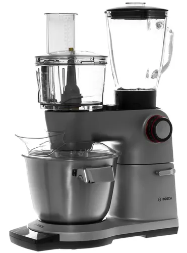 Robot kuchenny planetarny BOSCH MUM9BX5S65 Optimum 1600W z wagą, maszynką do mięsa i blenderem kielichowym