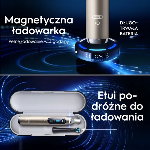 Szczoteczka magnetyczna ORAL-B iO 10 Złoty + Etui