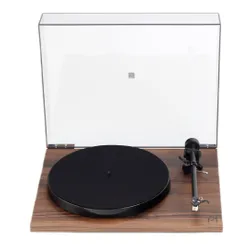 Gramofon REGA Planar 1 Orzech, Manualny,Napęd paskowy,Wkładka Rega,Pokrywa w zestawie,Prędkość odtw. 33 1/3,45 obr./min