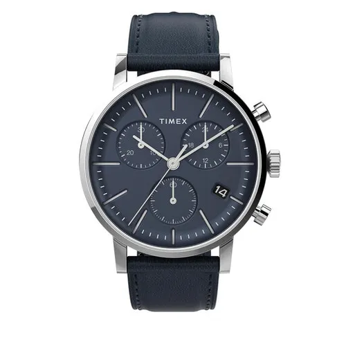 Timex Midtown Kronografı TW2V36800 Gümüş / Donanma Saati