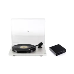 Gramofon REGA Planar 1 Biały, Manualny,Napęd paskowy,Wkładka Rega,Pokrywa w zestawie,Prędkość odtw. 33 1/3, 45 obr./min + Przedwzmacniacz gramofonowy REGA Fono Mini A2D