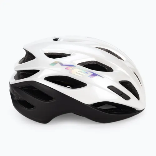 Kask rowerowy MET Estro Mips white holographic matt glossy