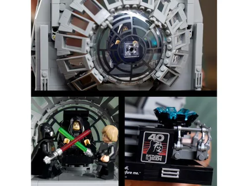 LEGO Star Wars 75352 diorama: İmparatorluk Taht Salonu