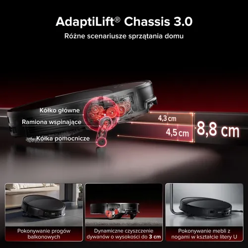 Robot sprzątający ROBOROCK Saros 20 Czarny