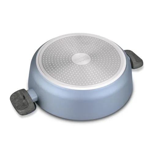 Patelnia nieprzywierająca z dwoma uchwytami i pokrywką STARKE PRO DOUBLE 28 cm