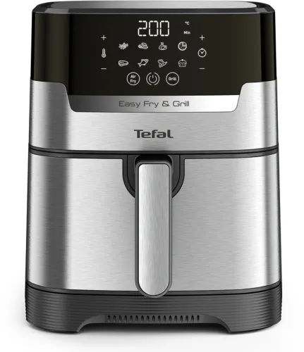 Air Fryer Frytkownica beztłuszczowa TEFAL Easy Fry&Grill Deluxe EY505D15 4.2l z rusztem do grilla