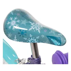 Rower dziecięcy HUFFY Disney Kraina Lodu 12 cali dla dziewczynki Fioletowo-niebieski