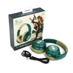 Słuchawki bezprzewodowe z mikrofonem OTL Technologies The Legend of Zelda Nauszne Zielony