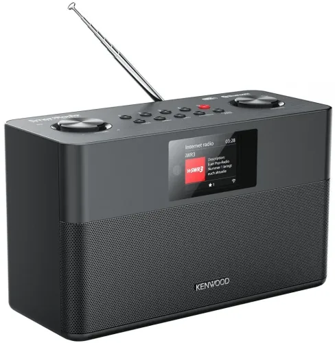 Radioodbiornik Kenwood CR-ST120S-B Radio FM, DAB+ Internetowe Wi-Fi Bluetooth Czarny