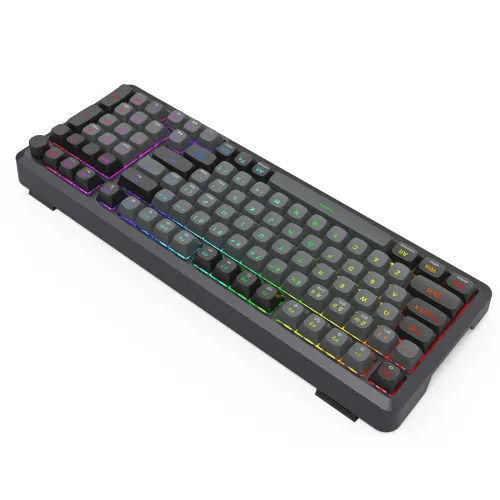 Klawiatura mechaniczna Redragon K688GB-RGB-PRO Bragi Dragon Growl Czarny