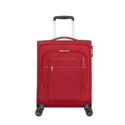 Walizka kabinowa American Tourister Crosstrack - red/grey