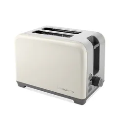 Toster VINTAGE CUISINE Retro Chromowany Kremowy