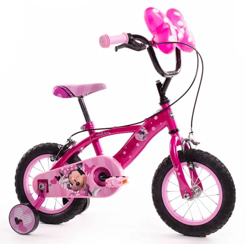 Rower dziecięcy HUFFY Disney Myszka Minnie 12 cali dla dziewczynki Różowy