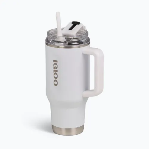Kubek termiczny Igloo Travel Flip n' Sip 960 ml white