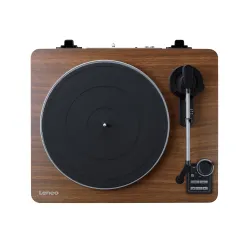 Gramofon Lenco LBTA-165WD Automatyczny Napęd paskowy, Przedwzmacniacz Bluetooth Drewno