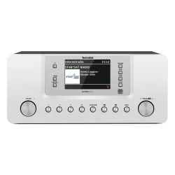 Radioodbiornik TechniSat DigitRadio 574 IR Radio FM DAB+ Internetowe Bluetooth Srebrny