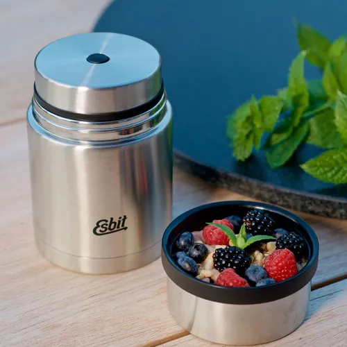 Termos na żywność Esbit Sculptor Stainless Steel Food Jug 750 ml stainless steel/matt
