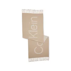 Calvin Klein Franjuri eșarfă 65X195 K60k607322 Doeskin PBP