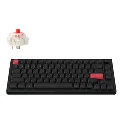 Klawiatura KEYCHRON Q1 Max Wireless Side-Printed Switch Gateron Jupiter Red Czarno-czerwony