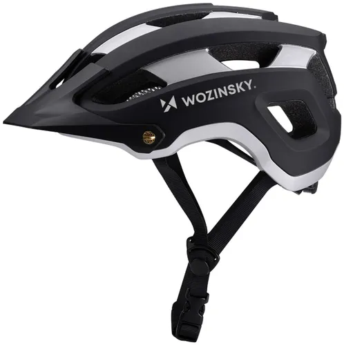 Kask rowerowy WOZINSKY HT-001VCS Czarno-srebrny MTB (rozmiar L)