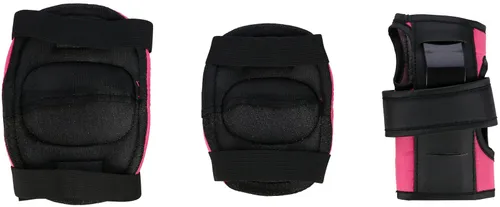 Kask NILS EXTREME MR290 Różowy (rozmiar M) + Zestaw ochraniaczy