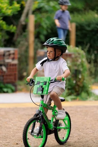 Rower dziecięcy HUFFY Minecraft 16 cali dla chłopca Zielony