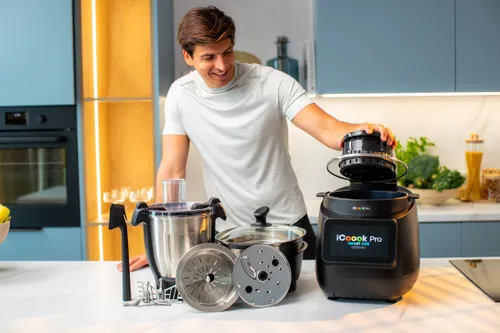 Wielofunkcyjny robot kuchenny ICOOOK PRO MRK-58 (WiFi) z wagą i funkcją Air Fryera