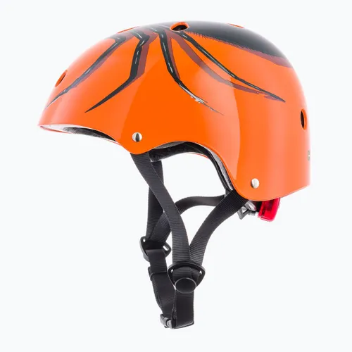 Kask rowerowy dziecięcy Hornit Spider orange/black