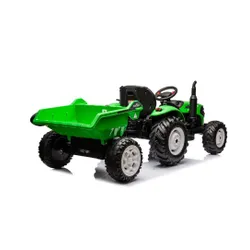 Traktor Na Akumulator Dla Dziecka Hc-306 24V 2X95W Przyczepa Eva LED Pilot