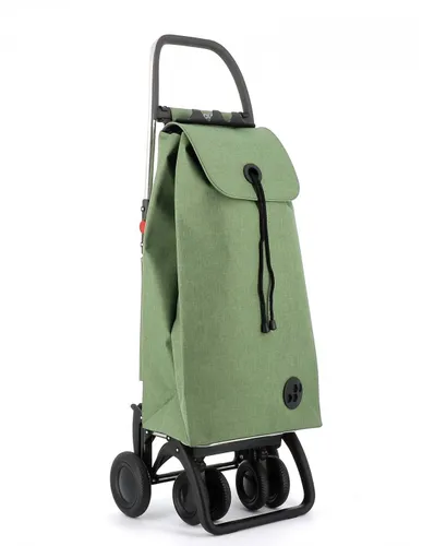 Coș de cumpărături Rolser I-MAX TWEED Folding-green