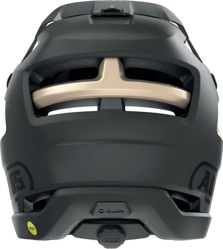 Kask rowerowy ABUS AirDrop Czarno-złoty MTB (rozmiar S/M) MIPS