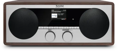 Radioodbiornik TechniSat DigitRadio 451 CD IR Radio FM DAB+ Internetowe Bluetooth Brązowy