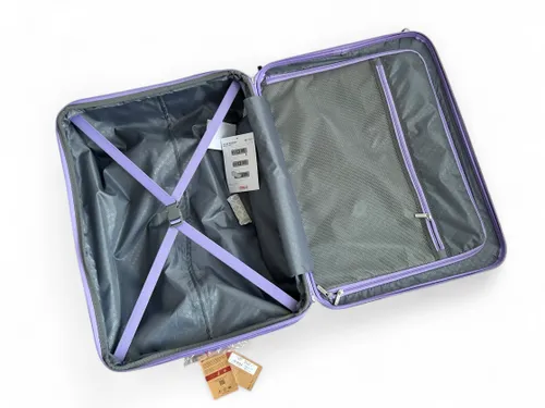 Walizka średnia Soundbox American Tourister - lavender - outlet