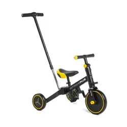 Rowerek biegowy trójkołowy Milly Mally 4w1 Optimus Plus black
