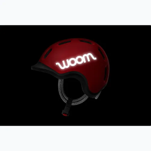 Kask rowerowy dziecięcy woom Ready red